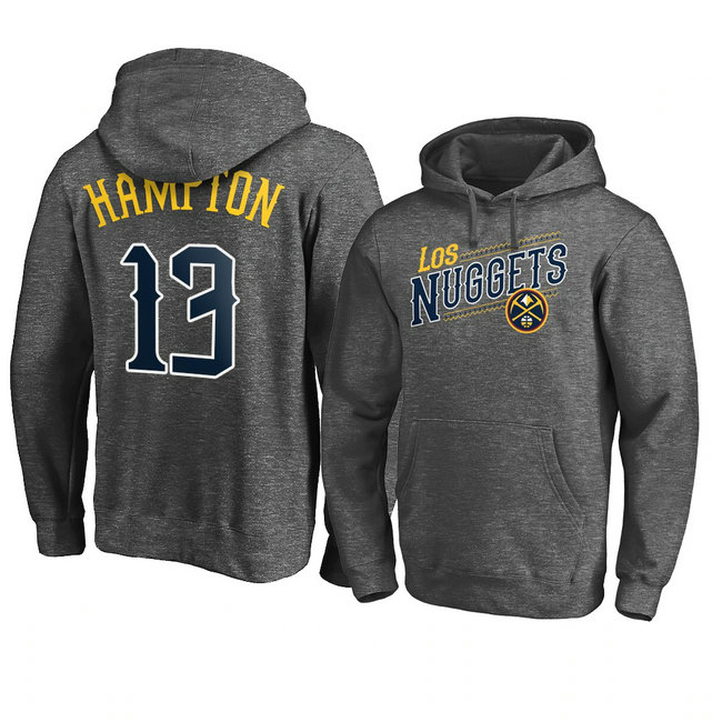 Denver Nuggets R.J. Hampton 2021 Noches Ene-Be-A Core Pullover Hoodie - Charcoal