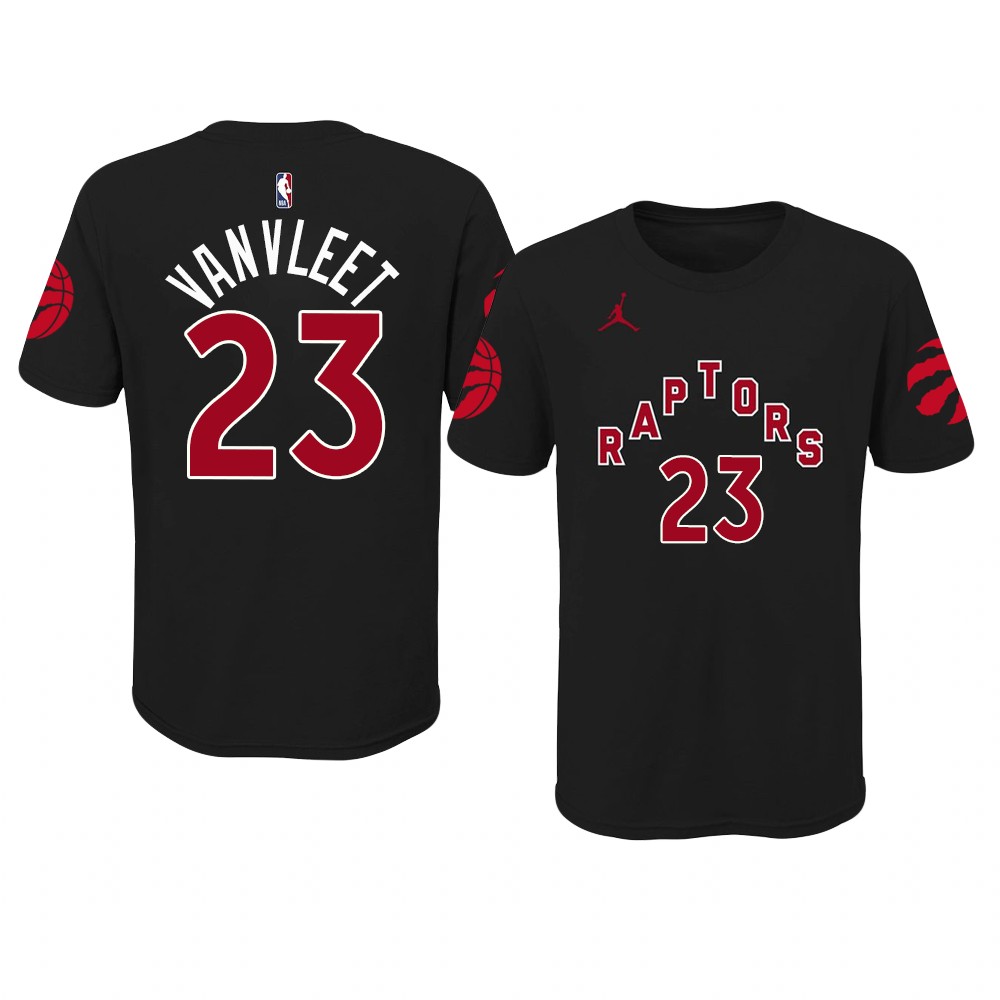 Toronto Raptors Fred VanVleet 2021 Statement Edition T-Shirt Black Toronto Raptors Fred VanVleet 2021 Statement Edition T-Shirt Black