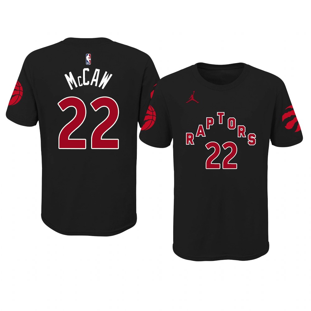 Toronto Raptors Patrick McCaw 2021 Statement Edition T-Shirt Black Toronto Raptors Patrick McCaw 2021 Statement Edition T-Shirt Black