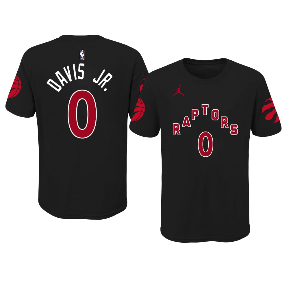 Toronto Raptors Terence Davis Jr. 2021 Statement Edition T-Shirt Black