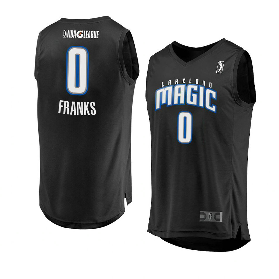Lakeland Magic Robert Franks 2021 NBA G League Champions Replica Jersey Black Lakeland Magic Robert Franks 2021 NBA G League Champions Replica Jersey Black