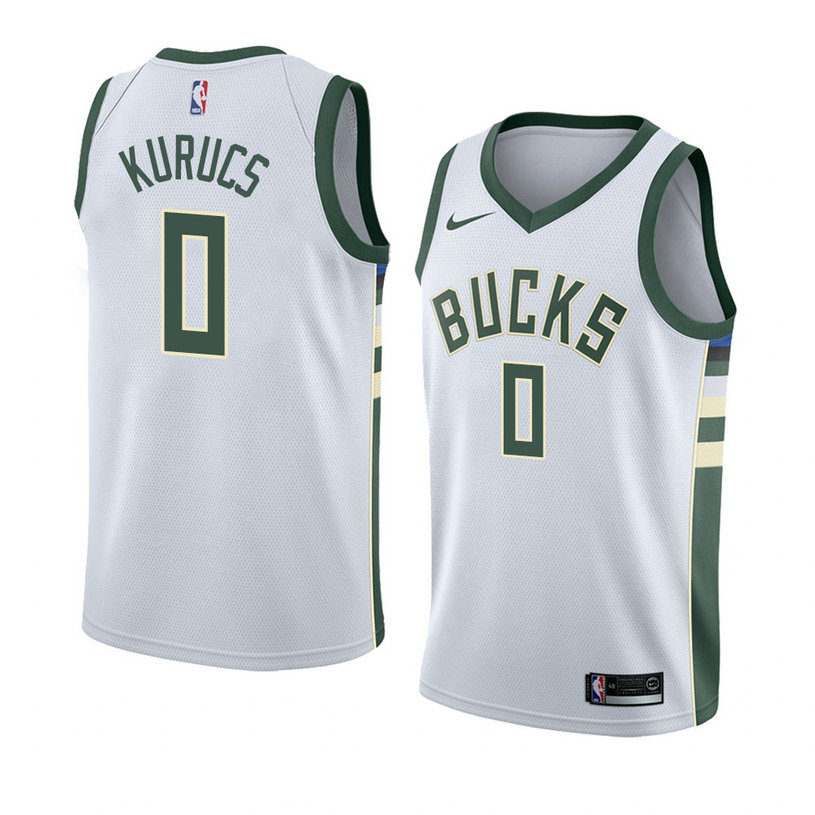 Milwaukee Bucks 2021 Rodions Kurucs Association Swingman Jersey White Milwaukee Bucks 2021 Rodions Kurucs Association Swingman Jersey White