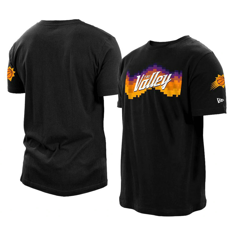 Phoenix Suns 2021 City Edition T-Shirt Black Phoenix Suns 2021 City Edition T-Shirt Black