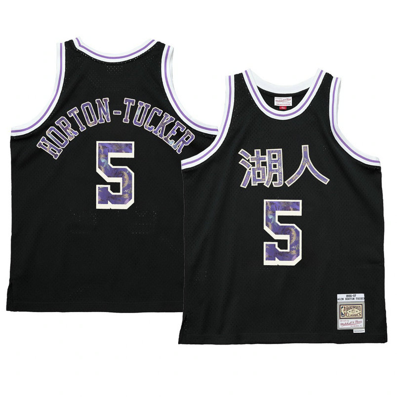 Talen Horton-Tucker Los Angeles Lakers 2021 Lunar New Year Jersey OX Black Talen Horton-Tucker Los Angeles Lakers 2021 Lunar New Year Jersey OX Black