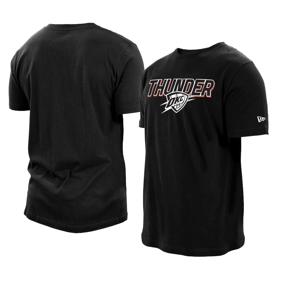 Oklahoma City Thunder 2021 City Edition T-Shirt Black Oklahoma City Thunder 2021 City Edition T-Shirt Black