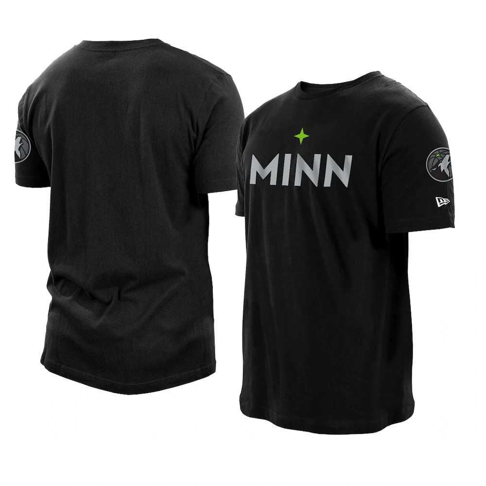 Minnesota Timberwolves 2021 City Edition T-Shirt Black