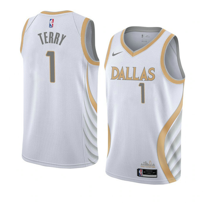 Tyrell Terry Dallas Mavericks City Edition Jersey 2021-22 White Tyrell Terry Dallas Mavericks City Edition Jersey 2021-22 White