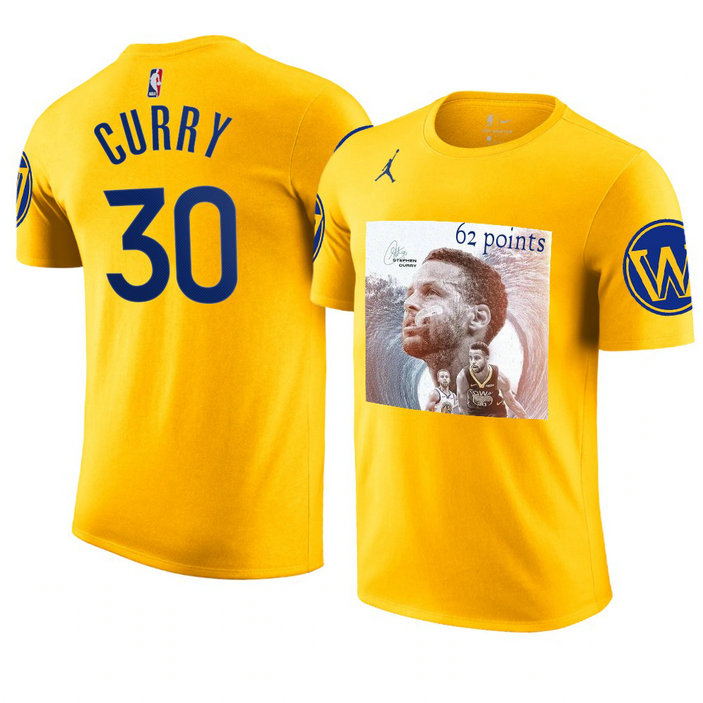 Golden State Warriors Stephen Curry 62 points Career High 2021 Revenge Blazers T-Shirt Gold Golden State Warriors Stephen Curry 62 points Career High 2021 Revenge Blazers T-Shirt Gold