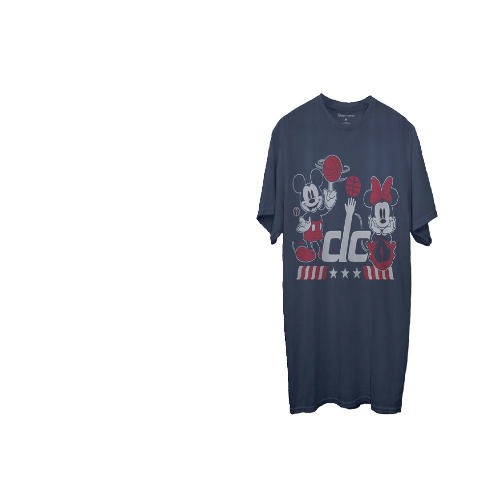 Washington Wizards Navy Disney Mickey Minnie Junk Food 2021 City Edition T-Shirt