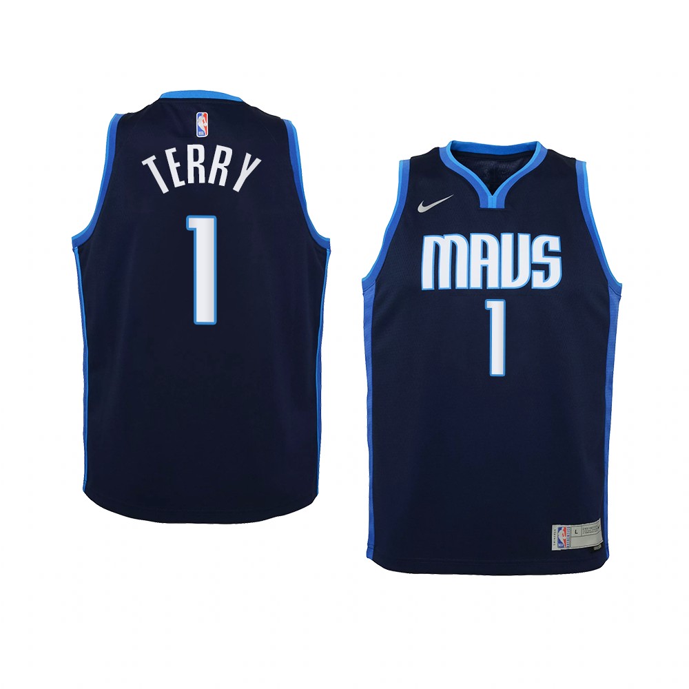 Youth Dallas Mavericks Tyrell Terry 2021 Earned Edition Swingman Navy Jersey Youth Dallas Mavericks Tyrell Terry 2021 Earned Edition Swingman Navy Jersey