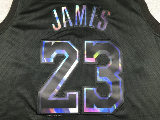 LeBron James 23 Los Angeles Lakers Black Iridescent HWC Collection Limited Jersey LeBron James 23 Los Angeles Lakers Black Iridescent HWC Collection Limited Jersey