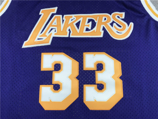 Abdul-Jabbar 33 Los Angeles Lakers Kareem Purple M&N Jersey Abdul-Jabbar 33 Los Angeles Lakers Kareem Purple M&N Jersey