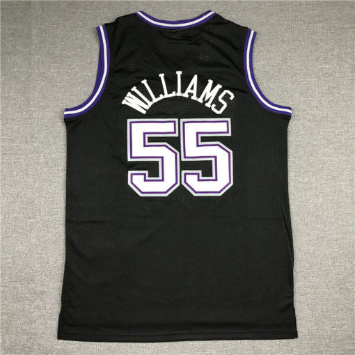 Jason Williams 55 Sacramento Kings 1998-99 Alternate Black Jersey Jason Williams 55 Sacramento Kings 1998-99 Alternate Black Jersey