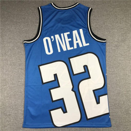 Shaquille O'neal 32 Orlando Magic Big Face M&N Blue Jersey Shaquille O'neal 32 Orlando Magic Big Face M&N Blue Jersey