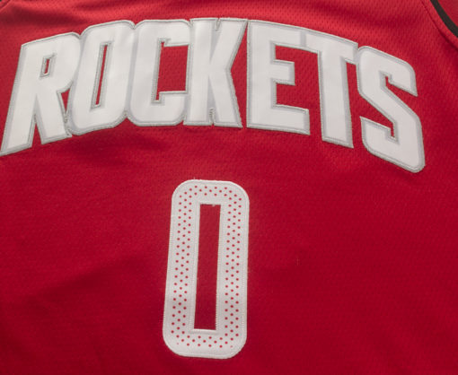 Russell Westbrook 0 Houston Rockets 2019-20 Red Jersey Russell Westbrook 0 Houston Rockets 2019-20 Red Jersey