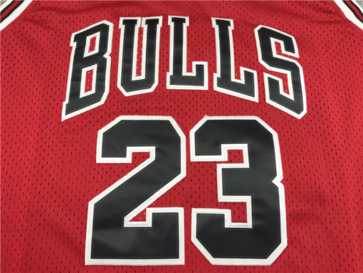 Michael Jordan 23 Bulls Red 1997-98 Finals Hardwood Classics Jersey Michael Jordan 23 Bulls Red 1997-98 Finals Hardwood Classics Jersey