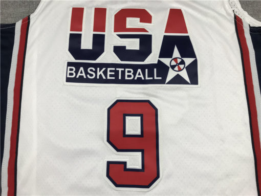 Michael Jordan 23 Dream Team 1992 USA Barcelona Olympic White Jersey Michael Jordan 23 Dream Team 1992 USA Barcelona Olympic White Jersey