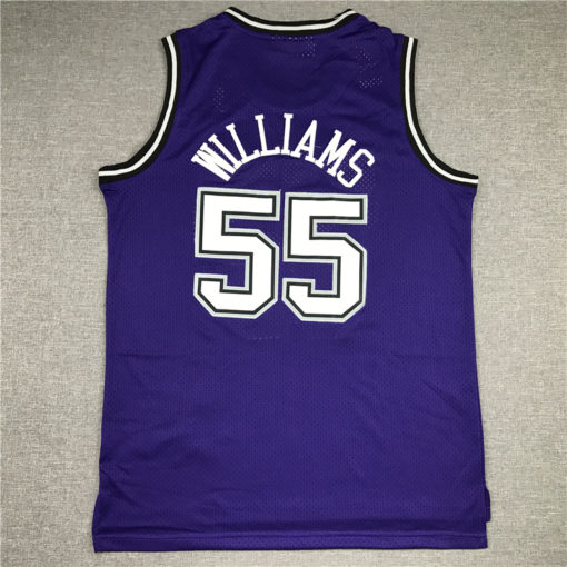 Jason Williams 55 Sacramento Kings 1998-99 Alternate Purple Jersey Jason Williams 55 Sacramento Kings 1998-99 Alternate Purple Jersey