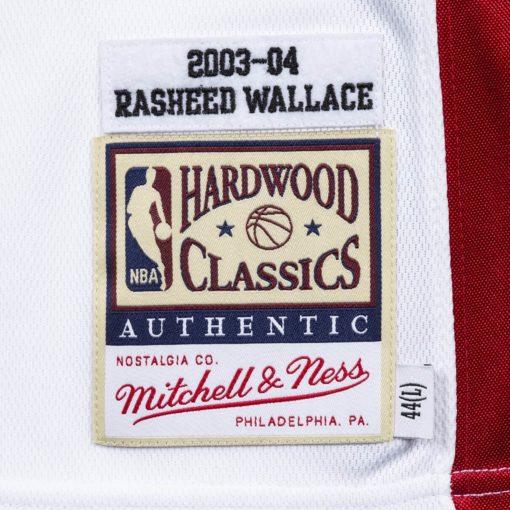 Jersey Detroit Pistons Home Finals 2003-04 Rasheed Wallace Jersey Detroit Pistons Home Finals 2003-04 Rasheed Wallace