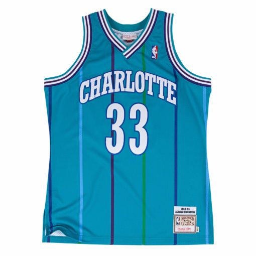 Alonzo Mourning 1992-93 Jersey Charlotte Hornets Alonzo Mourning 1992-93 Jersey Charlotte Hornets