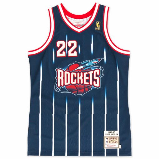 Clyde Drexler 1996-97 Jersey Houston Rockets Clyde Drexler 1996-97 Jersey Houston Rockets