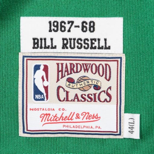 Bill Russell 1967-68 Road Boston Celtics Jersey Bill Russell 1967-68 Road Boston Celtics Jersey