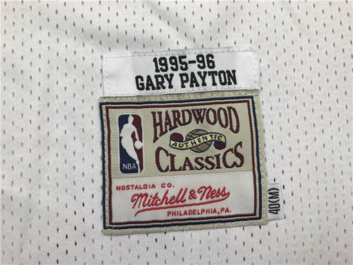 Gary Payton 20 Seattle Supersonics 95-96 White Throwback Jersey Gary Payton 20 Seattle Supersonics 95-96 White Throwback Jersey