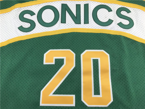 Gary Payton 20 Seattle SuperSonics 1994-95 Green Hardwood Classic Swingman Jersey Gary Payton 20 Seattle SuperSonics 1994-95 Green Hardwood Classic Swingman Jersey