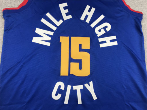 Nikola Jokic 15 Denver Nuggets 2019-20 Statement Edition Blue Jersey Nikola Jokic 15 Denver Nuggets 2019-20 Statement Edition Blue Jersey