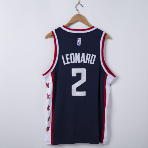 Kawhi Leonard 2 Los Angeles Clippers 2019-20 Navy Blue Jersey City Edition Kawhi Leonard 2 Los Angeles Clippers 2019-20 Navy Blue Jersey City Edition