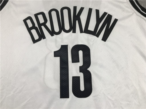 James Harden 13 Brooklyn Nets 2020-21 Association White Jersey James Harden 13 Brooklyn Nets 2020-21 Association White Jersey