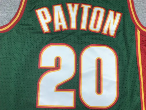 Gary Payton 20 Seattle Supersonics M&N Green HWC Jersey Gary Payton 20 Seattle Supersonics M&N Green HWC Jersey