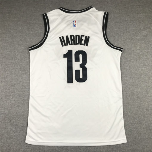 James Harden 13 Brooklyn Nets 2020-21 Association White Jersey James Harden 13 Brooklyn Nets 2020-21 Association White Jersey