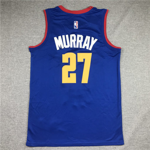 Jamal Murray 27 Denver Nuggets 2021 Blue Statement Jersey Jamal Murray 27 Denver Nuggets 2021 Blue Statement Jersey