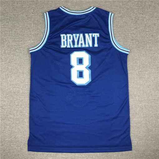 Kobe Bryant 8 Los Angeles Lakers Alternate 1996-97 Blue Jersey Kobe Bryant 8 Los Angeles Lakers Alternate 1996-97 Blue Jersey