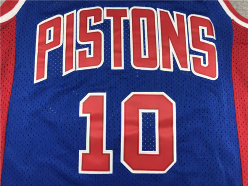Dennis Rodman 10 Detroit Pistons Royal 1988-89 Hardwood Classics Jersey Dennis Rodman 10 Detroit Pistons Royal 1988-89 Hardwood Classics Jersey
