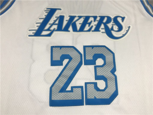 LeBron James 23 Los Angeles Lakers 2021 City Edition White Jersey LeBron James 23 Los Angeles Lakers 2021 City Edition White Jersey