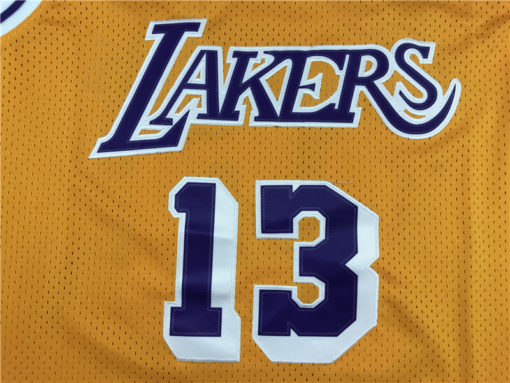 Wilt Chamberlain 13 Los Angeles Lakers Gold Hardwood Classic Swingman Jersey Wilt Chamberlain 13 Los Angeles Lakers Gold Hardwood Classic Swingman Jersey