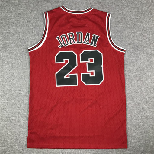 Michael Jordan #23 Chicago Bulls Red Old English Jersey Michael Jordan #23 Chicago Bulls Red Old English Jersey