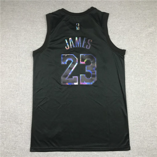 LeBron James 23 Los Angeles Lakers Black Iridescent HWC Collection Limited Jersey LeBron James 23 Los Angeles Lakers Black Iridescent HWC Collection Limited Jersey
