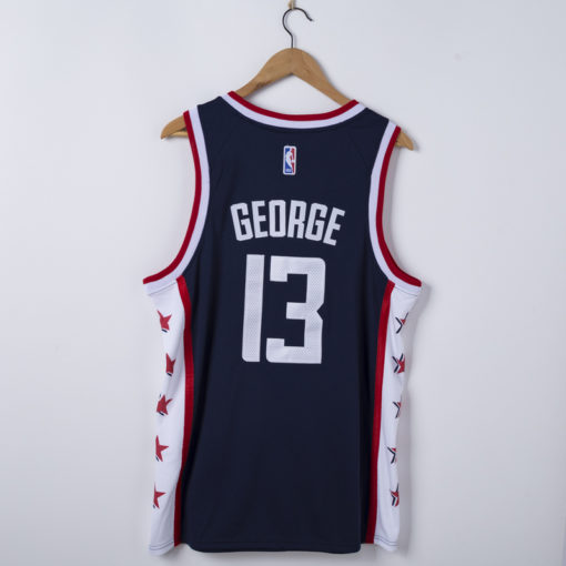 Paul George 13 Los Angeles Clippers 19-20 City Edition Navy Blue Jersey Paul George 13 Los Angeles Clippers 19-20 City Edition Navy Blue Jersey