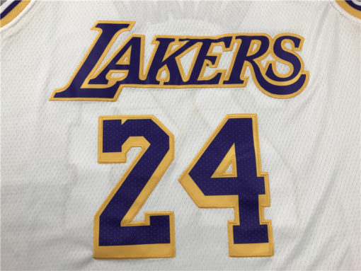 Kobe Bryant 24 Los Angeles Lakers 2020 Association Edition White Jersey KB Path Kobe Bryant 24 Los Angeles Lakers 2020 Association Edition White Jersey KB Path
