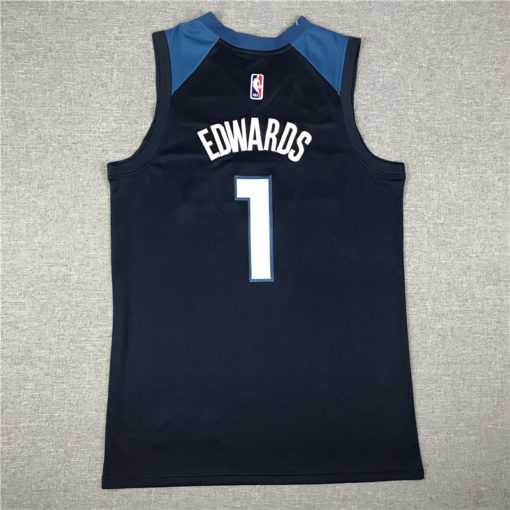 Anthony Edwards 5 Minnesota Timberwolves 2020-21 Statement Navy Jersey Anthony Edwards 5 Minnesota Timberwolves 2020-21 Statement Navy Jersey