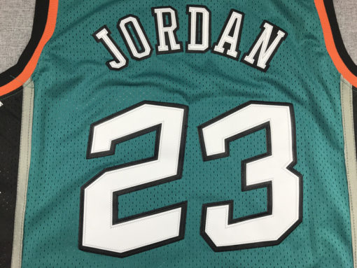 Michael Jordan 23 All Star Game 1996 Green Hardwood Classics Retro Jersey Michael Jordan 23 All Star Game 1996 Green Hardwood Classics Retro Jersey