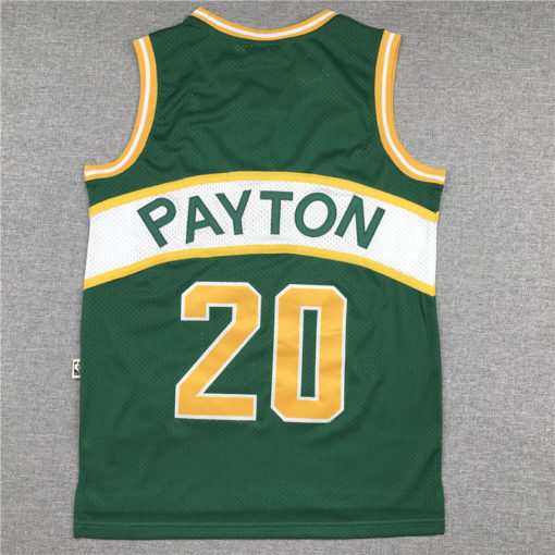 Gary Payton 20 Seattle SuperSonics 1994-95 Green Hardwood Classic Swingman Jersey Gary Payton 20 Seattle SuperSonics 1994-95 Green Hardwood Classic Swingman Jersey