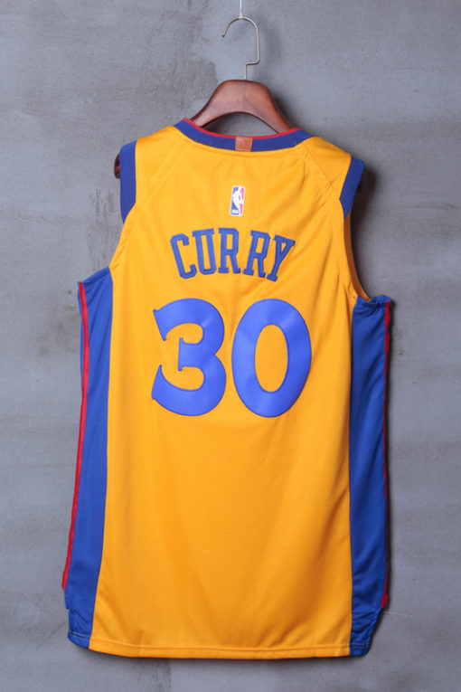 Stephen Curry 30 Golden State Warriors Yellow THE BAY City Edition Jersey Stephen Curry 30 Golden State Warriors Yellow THE BAY City Edition Jersey