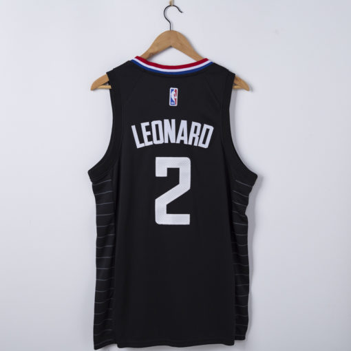 Kawhi Leonard 2 Los Angeles Clippers 2019-20 Statement Black Jersey Kawhi Leonard 2 Los Angeles Clippers 2019-20 Statement Black Jersey