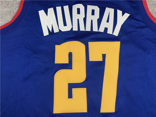 Jamal Murray 27 Denver Nuggets 2021 Blue Statement Jersey Jamal Murray 27 Denver Nuggets 2021 Blue Statement Jersey