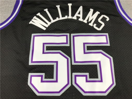Jason Williams 55 Sacramento Kings 1998-99 Alternate Black Jersey Jason Williams 55 Sacramento Kings 1998-99 Alternate Black Jersey