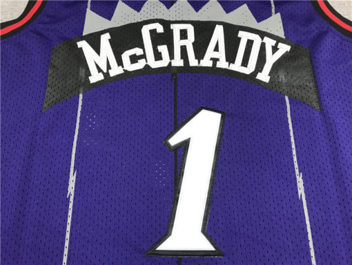 Tracy McGrady 1 Raptors 1998-99 Purple Hardwood Classics Jersey Tracy McGrady 1 Raptors 1998-99 Purple Hardwood Classics Jersey